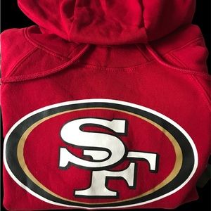 San Francisco 49ers Sweatshirt Pullover Hoodie Medium
